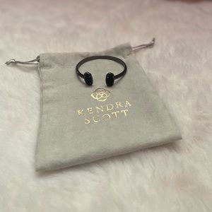 Black drusy Kendra Scott bracelet cuff